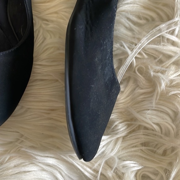 Soda black suede professional loafer work business career shoe gel soles 8 1/2 - Picture 6 of 16